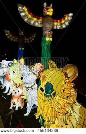 Randalls Island Park, Ny - Jan 2: Luminocity Festival At Randalls Island Park In New York City, As S