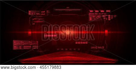 Fui Virtual Reality In Hud Style. Head-up Vr Screen