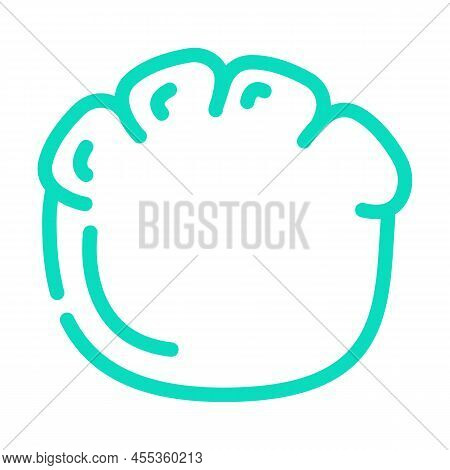 Elephant Animal Hoof Print Color Icon Vector. Elephant Animal Hoof Print Sign. Isolated Symbol Illus