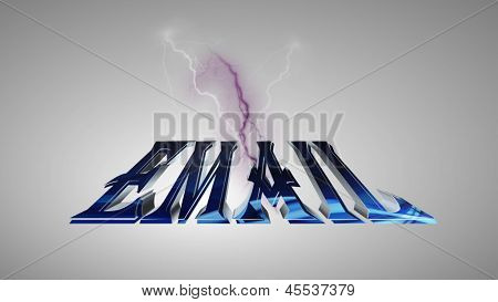 電子メールのレタリング