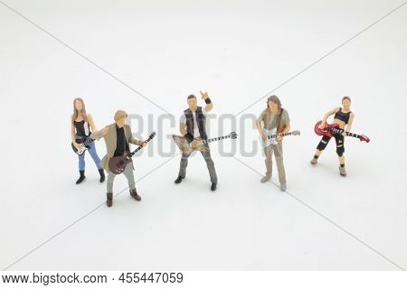 The Band Musicians Performing In Nightc Lub