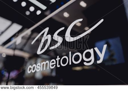 Phuket, Thailand - May 29, 2022: Bsc Brand Retail Shop Logo Signboard On The Storefront In The Shopp