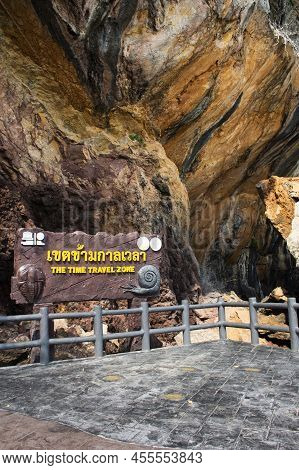 Stone Bridge Of Time Travel Journey Zone In Sea Ocean Of Mu Ko Petra National Park For Thai People T