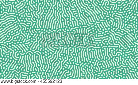 Turing Pattern Organic Lines Texture Background Vector Design Illustration