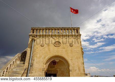 12 May 2022 Midyat Mardin Turkey. Cityscape And Churches Of Midyat Turkey