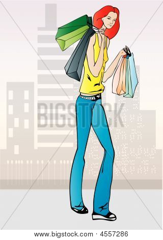 Shopping rødhåret