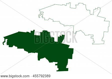 Hecelchakan Municipality (free And Sovereign State Of Campeche, Mexico, United Mexican States) Map V