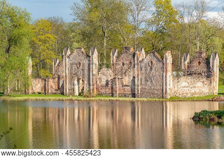Preili Manor Complex With One Of The Most Fabulous City Parks In Preili, Latgale, Latvia Surrounded 