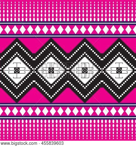 Vector Geometric Moroccan Ethnic Pattern Seamless Background Fabric Design Curtain Rug  Clothing Wra