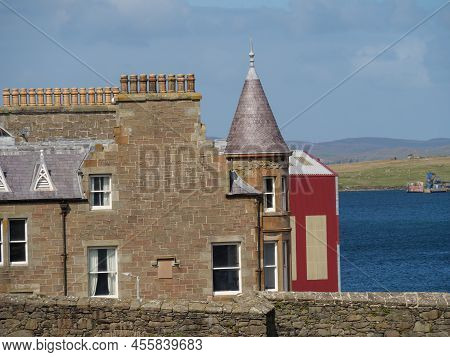 the city of Lerwick and the shetland islands