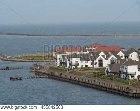 the city of Newcastle upon thyne at the english coast