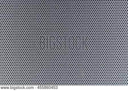 Pattern Of Round Holes In Metal