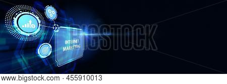 Internet Marketing Digital Online Advertising Automation. Business, Technology, Internet And Network