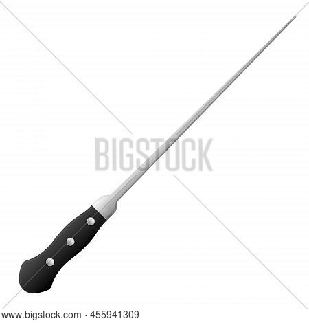 Cartoon Kitchenware Cultery Roasting Stainless Stick Gray Gradient Color