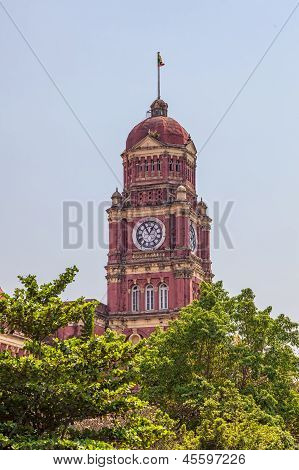 Yangon (Rangoon) building from British Imperial time