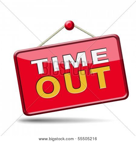 time out take a break leasure time off relaxation taking a holliday