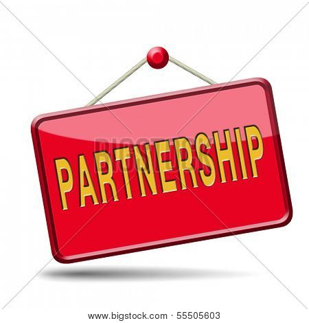 partnership partners in crime or business partner cooperate pact