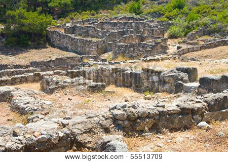 Kamiros, Ancient Ruins, Rhodes