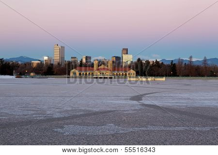 Denver City Park In The Winter