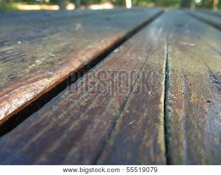 Wooden Table Bench