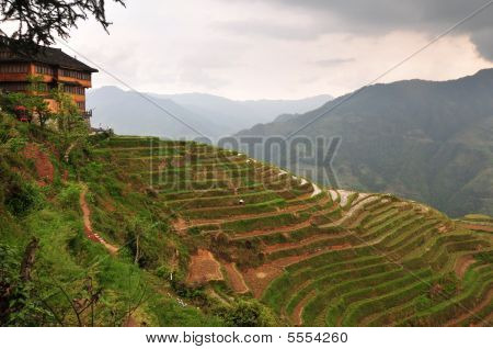 Longji Reis-Terrassen Landschaft, Guilin Provinz, china