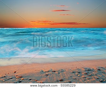 Sunset In Platamona