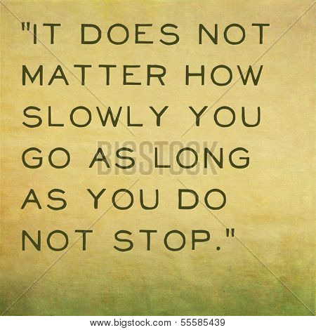 Inspirational quote by Confucius on earthy background