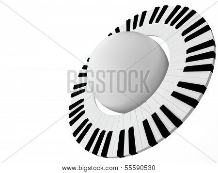 abstrakte Musik planet