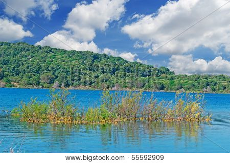 Baratz Lake And Clouds