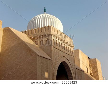 The Massive Walls Of The City Of Kairouan In Tunisia