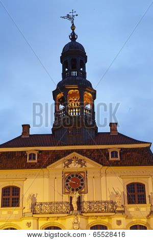 Lueneburg - Town Hall In The Evening