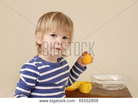 Child With Food, Nutrition Concept