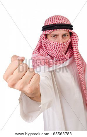 Arab man in diversity concept