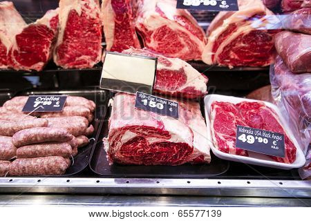 Wagyu Meat At A Butcher