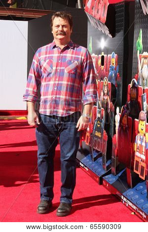 LOS ANGELES - FEB 1:  Nick Offerman at the 