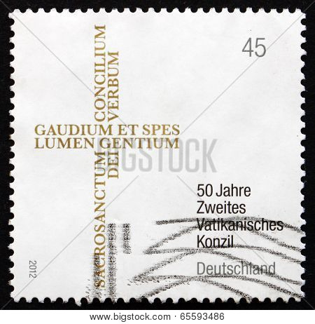 Postage Stamp Germany 2012 Second Vatican Council