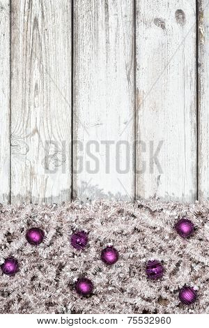 Background Violett Christmas Balls