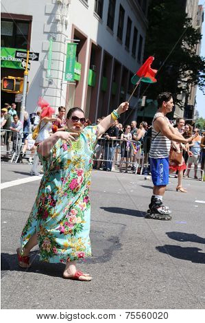 Russian-Speaking American LGBT Pride Parade participants in NY