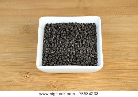 Closeup Of Black Urad Dal Lentis