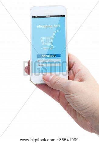 mobile shopping concept