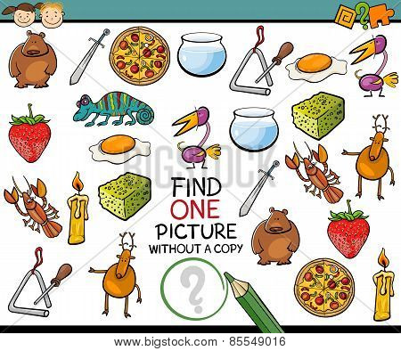 Find Single Picture Game Cartoon