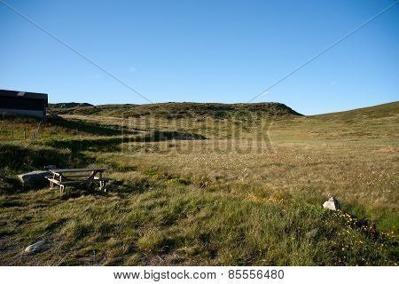 Mountain Plateau Valdresflye, Jotunheimen, Norway