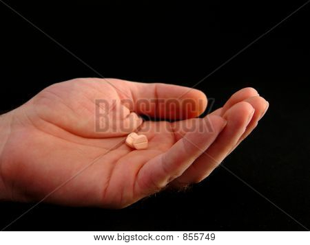 手中的两个丸