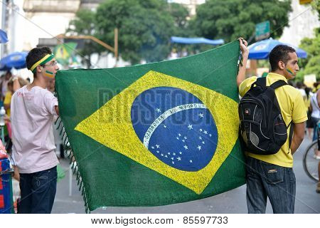 Protest against federal government corruption