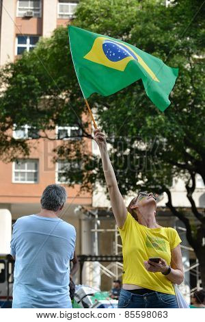 Protest against federal government corruption