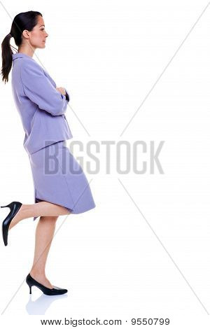 魅力的なプロフェッショナルなビジネス女性の学習