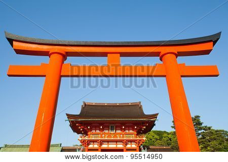 Fushimi Inari Shrine Famous and important Shinto shrine in southern Kyoto Japan