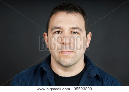 Man With Neutral Expression