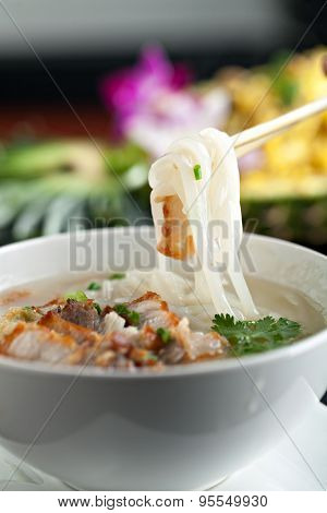 Thai Soup with Pork
