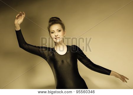 Graceful Woman Ballet Dancer